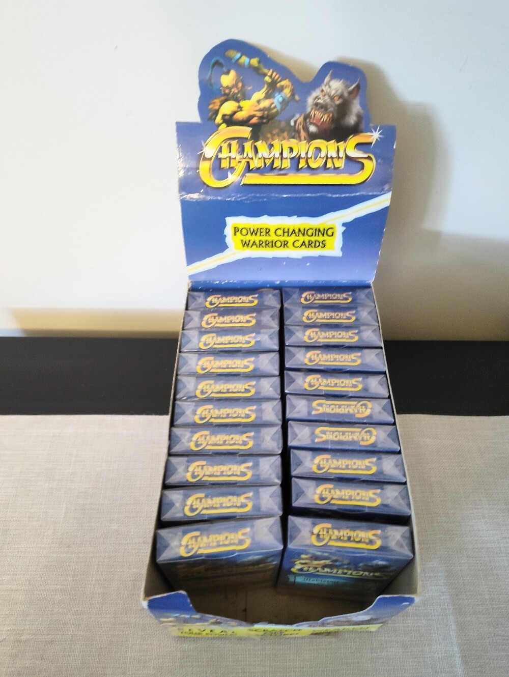 1995 Gibson Games sealed champions monster wars & medieval battle packs
